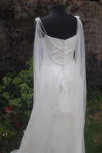 Load image into Gallery viewer, Wedding Cape | Draped Pearl Back