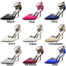 Load image into Gallery viewer, Satin Bridal Sandals | Custom Colours