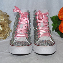 Load image into Gallery viewer, Wedding Converse (Crystal)