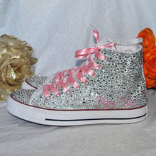Load image into Gallery viewer, Wedding Converse (Crystal)
