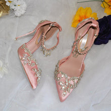 Load image into Gallery viewer, Crystal Trim Sandals | Custom Colours