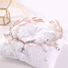 Load image into Gallery viewer, Crystal Teardrop Headband | Gold, Silver, Rose Gold