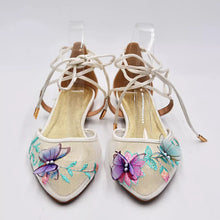 Load image into Gallery viewer, Butterfly Flat Bridal Shoes
