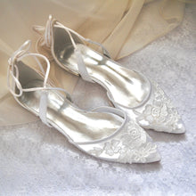 Load image into Gallery viewer, Flats with Lace Appliqué | Other Colours
