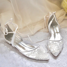 Load image into Gallery viewer, Flats with Lace Appliqué | Other Colours
