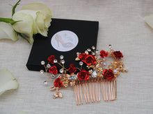 Load image into Gallery viewer, Rose Hair Comb