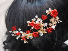 Load image into Gallery viewer, Rose Hair Comb
