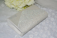 Load image into Gallery viewer, Personalised Ivory Satin Wedding Bag