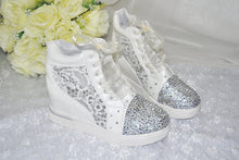 Load image into Gallery viewer, Bridal Wedge Trainers / Sneakers
