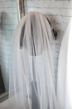 Load image into Gallery viewer, Single Tier Satin Edge Veil | 100cm - 300cm