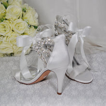 Load image into Gallery viewer, Crystal Ankle Strap Shoes