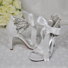 Load image into Gallery viewer, Crystal Ankle Strap Shoes