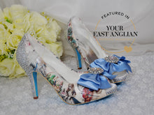 Load image into Gallery viewer, 'Alice in Wonderland' Bridal Shoes with 3 Inch Heel