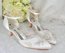 Load image into Gallery viewer, Fern - Satin, 6cm Heel