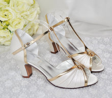 Load image into Gallery viewer, Block Heel Wedding Shoes | Mary Jane Bridal Shoes