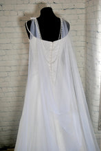 Load image into Gallery viewer, Wedding Cape | Draped Pearl Back