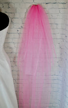 Load image into Gallery viewer, Single Tier Glitter Veil | 75cm - 500cm | Pink