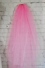 Load image into Gallery viewer, Single Tier Glitter Veil | 75cm - 500cm | Pink