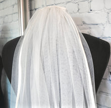 Load image into Gallery viewer, Single Tier Satin Edge Veil | 100cm - 300cm