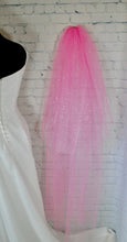 Load image into Gallery viewer, Single Tier Glitter Veil | 75cm - 500cm | Pink