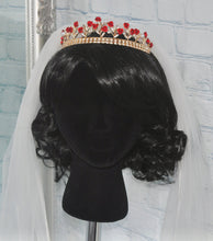 Load image into Gallery viewer, Rose Bridal Tiara