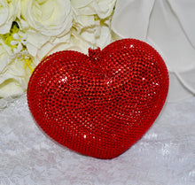 Load image into Gallery viewer, Crystal Heart Bag