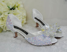 Load image into Gallery viewer, Low Heel Cinderella Wedding Shoes (5cm Heel)