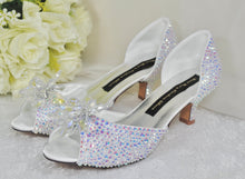 Load image into Gallery viewer, Low Heel Cinderella Wedding Shoes (5cm Heel)
