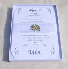 Load image into Gallery viewer, Mother of the Bride Boxed Keepsake Brooch