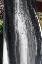 Load image into Gallery viewer, Celestial Wedding Veil | 75cm - 500cm | Black, Ivory