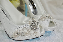 Load image into Gallery viewer, Sparkling Bridal Heels
