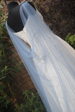 Load image into Gallery viewer, Pearl Wedding Cape | Blue
