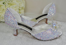 Load image into Gallery viewer, Low Heel Cinderella Wedding Shoes (5cm Heel)