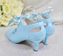 Load image into Gallery viewer, Blue Vintage Booties