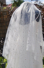 Load image into Gallery viewer, Celestial Wedding Veil | 2 Tier | Black or Ivory
