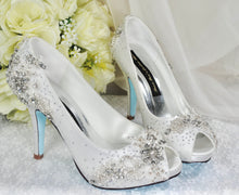 Load image into Gallery viewer, Sparkling Bridal Heels