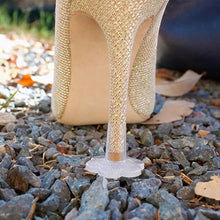 Load image into Gallery viewer, Heel Stops - Prevent Your Wedding Shoes Sinking into Soft Surfaces