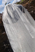 Load image into Gallery viewer, Celestial Wedding Veil | 2 Tier | Black or Ivory