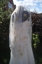 Load image into Gallery viewer, Luxury Celestial Wedding Cape