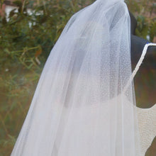 Load image into Gallery viewer, 2-Tier Glitter Veil | 100cm - 300cm | Ivory, White, Champagne