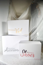 Load image into Gallery viewer, Luxury Wedding Shoe Storage Box | Gift Box | Bridal Accessory Keepsake