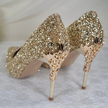 Load image into Gallery viewer, Glitter Filigree Heels | Other Colours