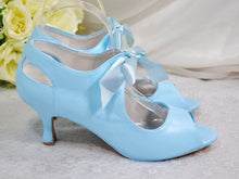 Load image into Gallery viewer, Blue Vintage Booties
