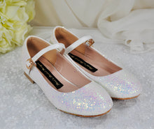 Load image into Gallery viewer, Unicorn Glitter Flower Girl Shoes