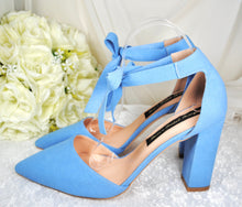 Load image into Gallery viewer, Suede Block Heel with Ankle Strap | Other Colours