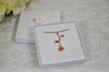 Load image into Gallery viewer, Rose Necklace | Rose Gold, Silver or Gold