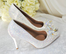 Load image into Gallery viewer, Cinderella Glitter | 9.5cm or 7cm Heel