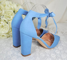Load image into Gallery viewer, Suede Block Heel with Ankle Strap | Other Colours