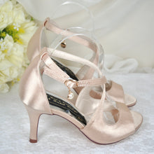 Load image into Gallery viewer, Satin Sandals | Custom Colours | 3 inch Heel