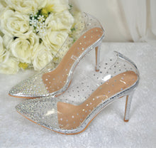 Load image into Gallery viewer, Transparent Diamanté Shoes